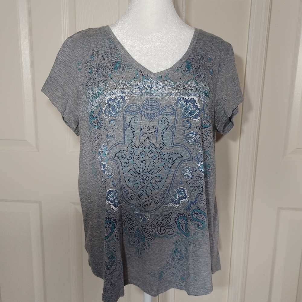 STYLE & CO Graphic Print Top